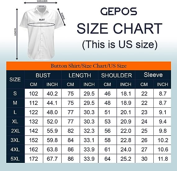 size chart for star wars printed shirts for men and women to understand customer size chart