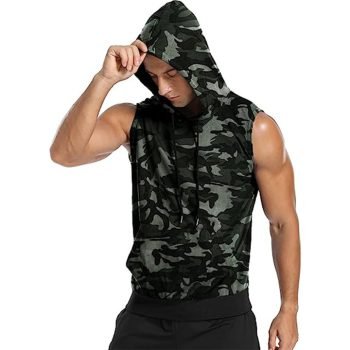 MEN'S SLEEVELESS HOODIE