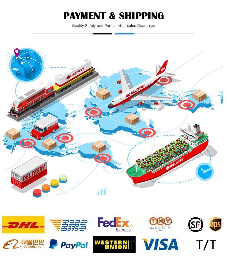 Shipping Payment Service and Payment Terms for Mens Casual Shirts to Customer