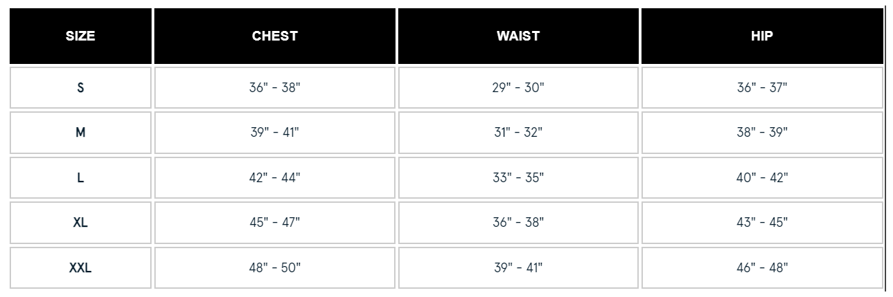 Zipper hoodies size chart for customer to understand zip up hoodies size or can do customize