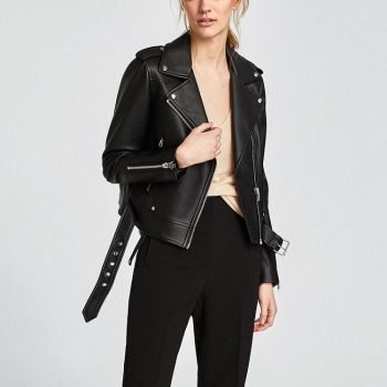 leather jacket women