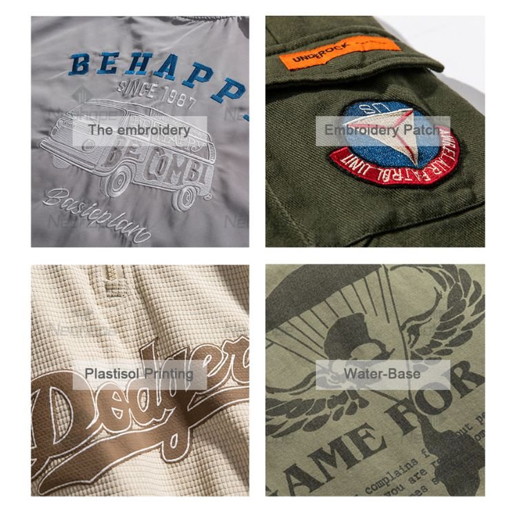 EMRD design customized style patch for best winter jackets
