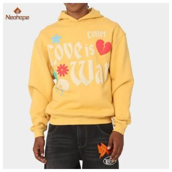 french terry hoodie 3d embroidered hoodies