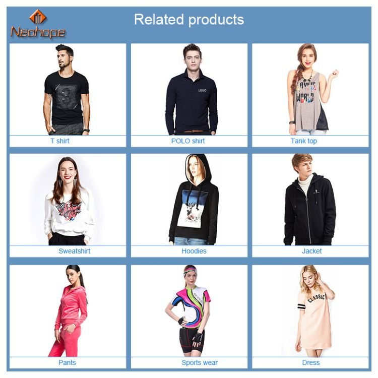 product collection style which is related to our factory like sweat jacket/sweatshirts for men's and women