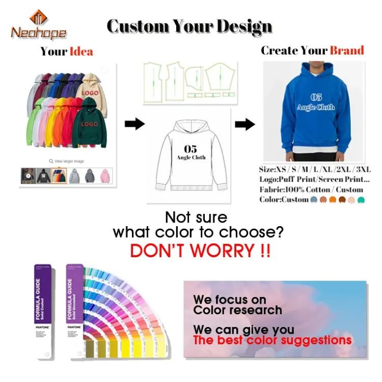 custom your design and detail for product french terry jacket