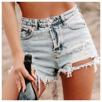 women denim shorts