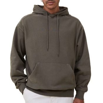 mens french terry hoodie with pockets