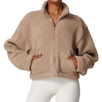 warm fleece jacket womens