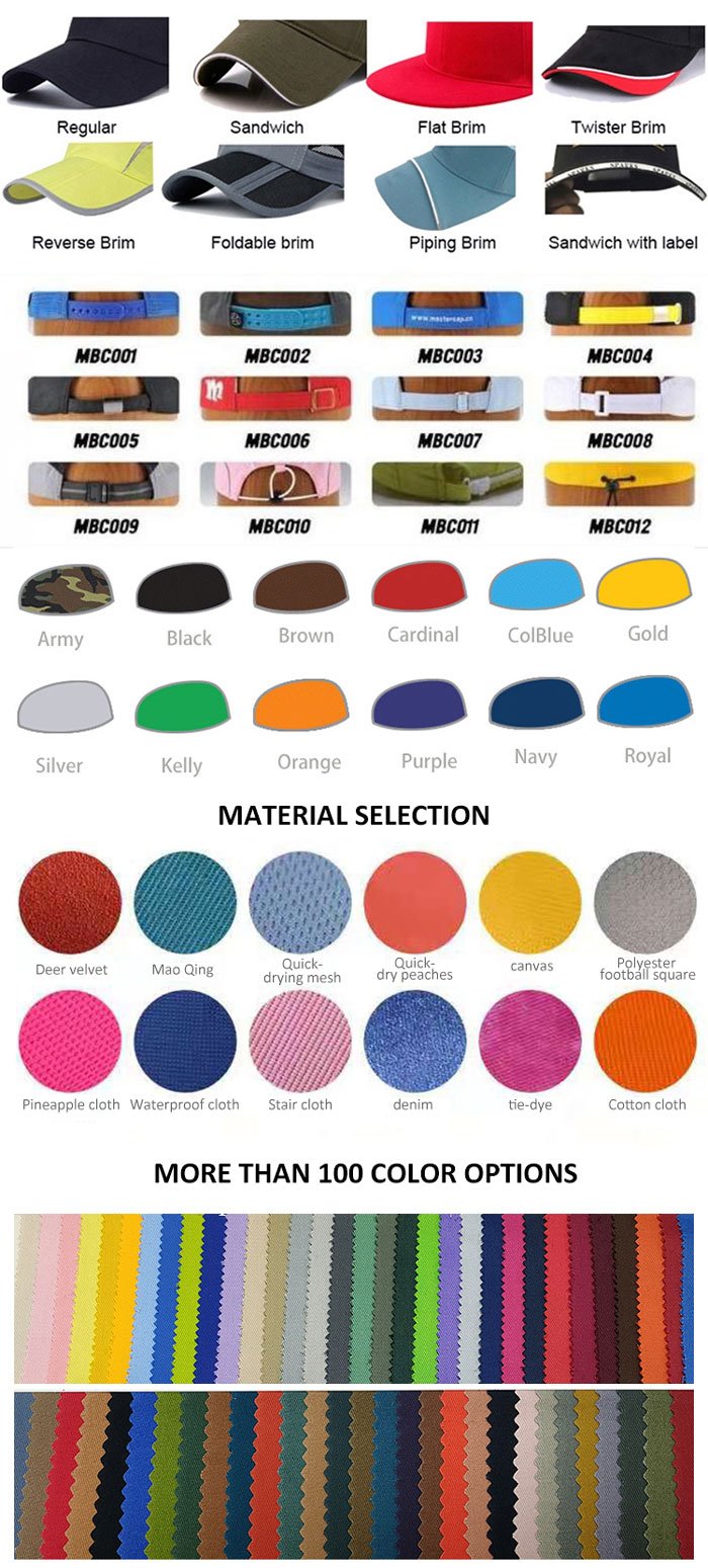 baseball caps customization options