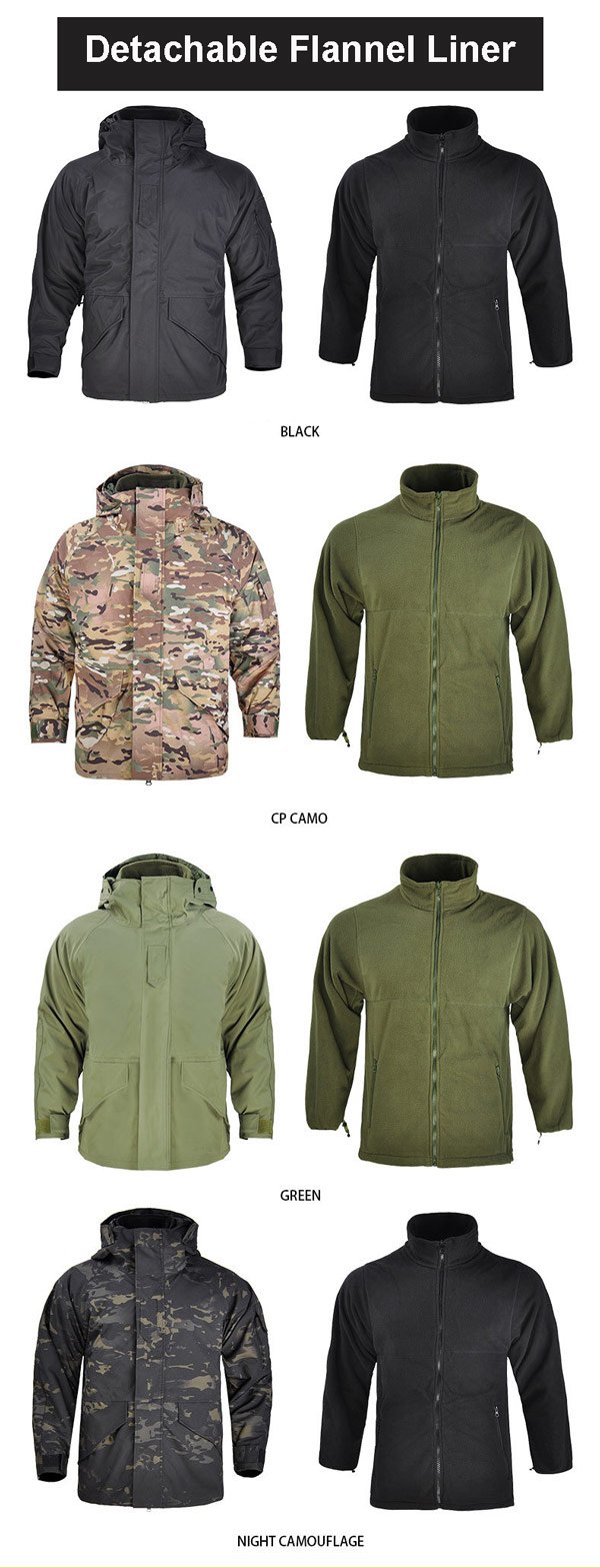 Detachable Flannel Liner